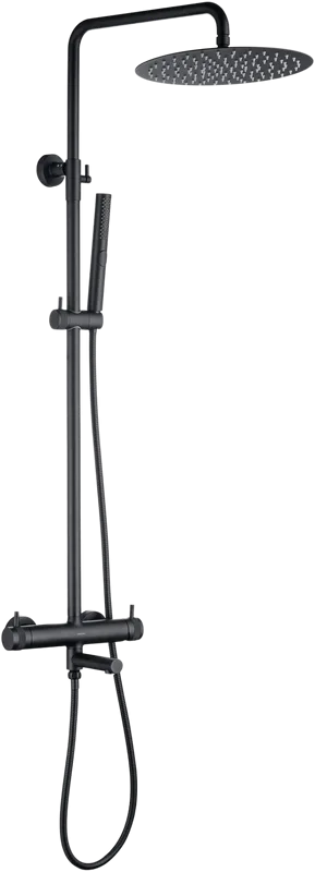 Душевая стойка Allen Brau Priority 5.31A10-31, с изливом черная Sancos — официальный сайт