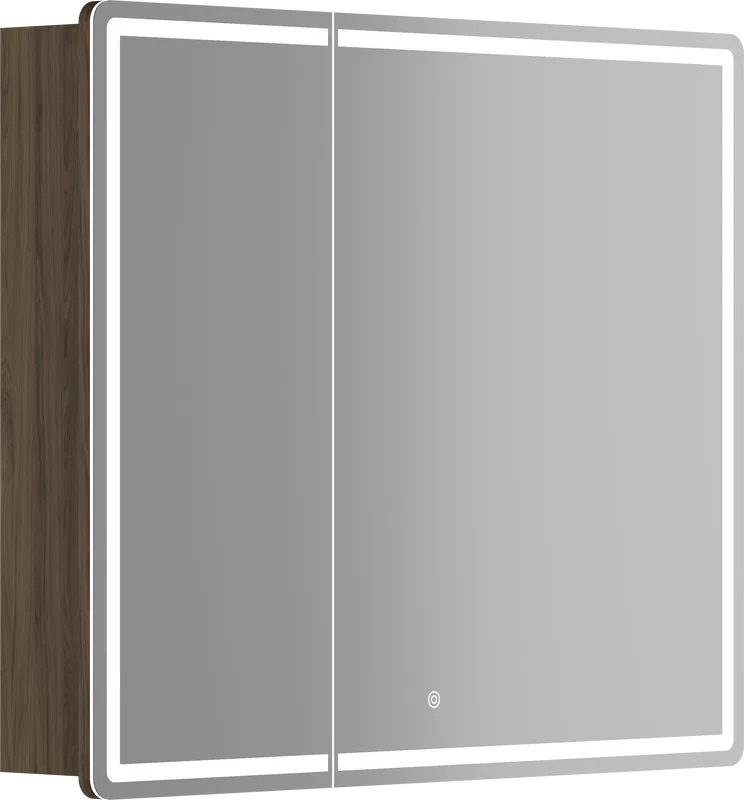 Зеркало-шкаф Sancos Mirror 90 с подсветкой, дуб чарльстон Sancos — официальный сайт