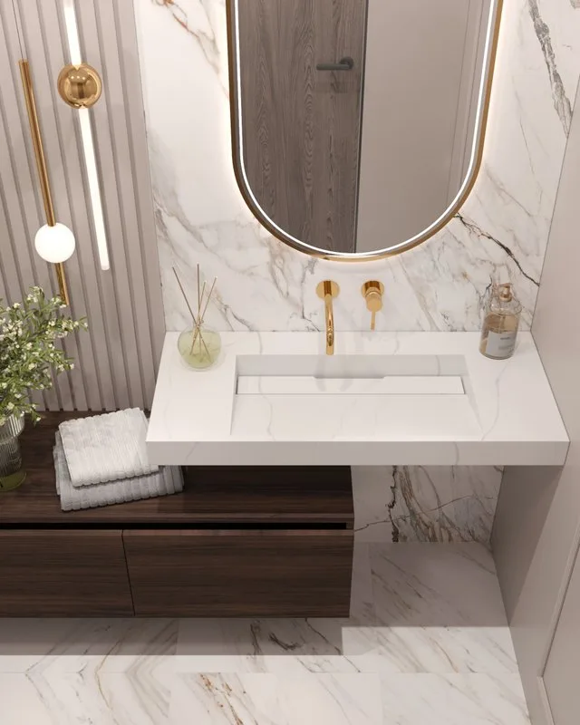 Раковина Armadi Art Flat Calacatta 100 Sancos — официальный сайт