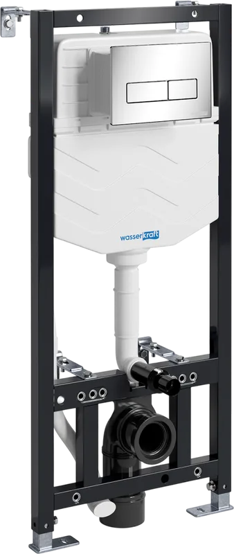 Система инсталляции для унитазов Wasserkraft Aller 10TLT.010.ME.CH03, с кнопкой смыва хром Sancos — официальный сайт