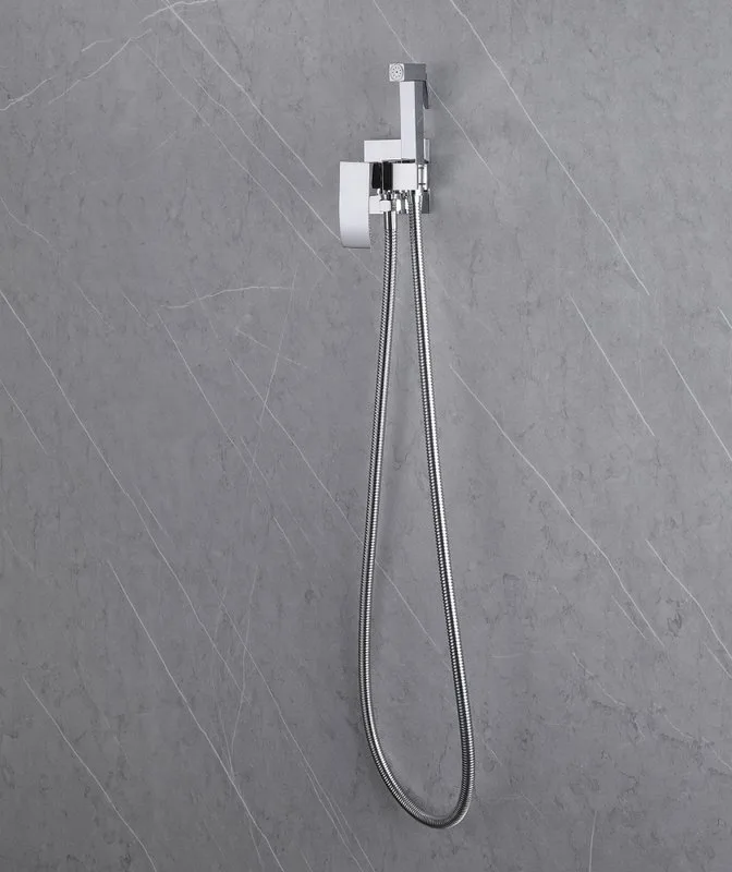Гигиенический душ Abber Wasserfall AF8625 со смесителем, С ВНУТРЕННЕЙ ЧАСТЬЮ, хром Sancos — официальный сайт