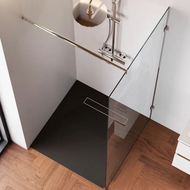Душевая перегородка AM.PM X-Joy W94WI-90-F1-MTE 90x195, фурнитура хром, стекло прозрачное Sancos — официальный сайт