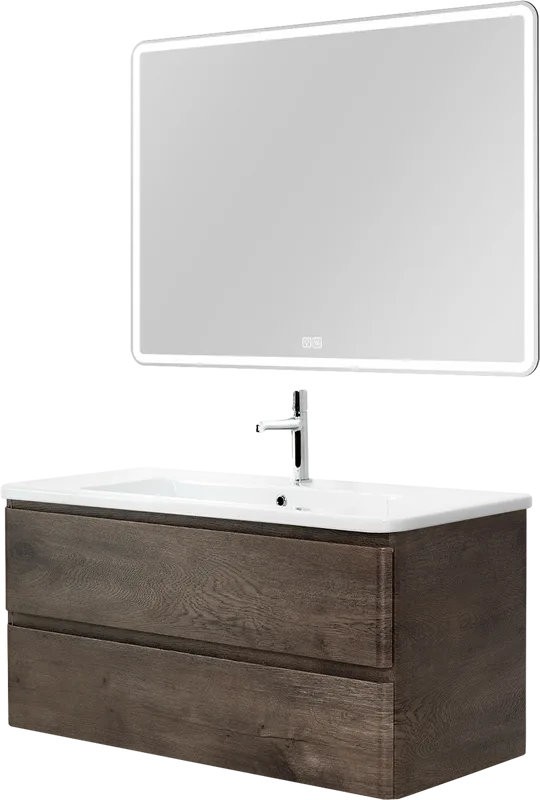 Тумба под раковину без столешницы BelBagno Albano-Cer 105 подвесная, robere nature grigio Sancos — официальный сайт