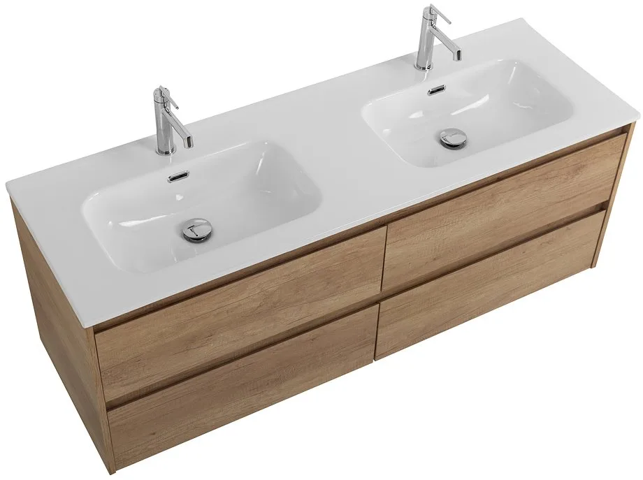 Тумба под раковину без столешницы BelBagno Kraft 120 4 ящика, для двоих, rovere nebrasca nature Sancos — официальный сайт