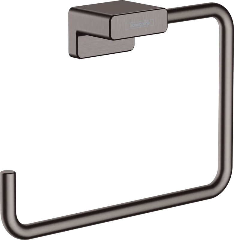 Полотенцедержатель Hansgrohe AddStoris 41754340 шлифованный черный хром Sancos — официальный сайт