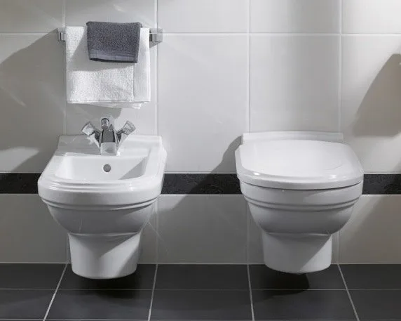 Чаша для унитаза подвесного Villeroy & Boch Hommage 6661 B0R1 alpin Sancos — официальный сайт