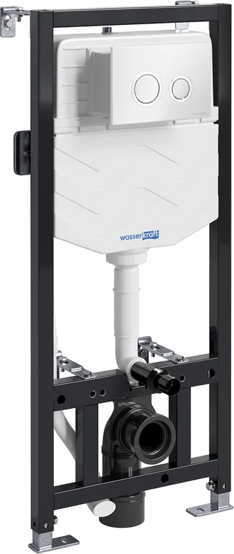 Система инсталляции для унитазов Wasserkraft Aller 10TLT.010.ME.WH01, с кнопкой смыва белой Sancos — официальный сайт