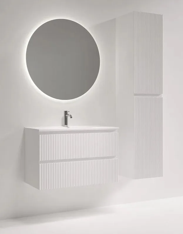 Тумба под раковину Sancos Snob R 80 подвесная Bianco (белый), SNR80/39W Sancos — официальный сайт