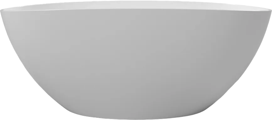 Ванна из искусственного камня WHITECROSS Onyx A 160x75 см, отдельностоящая, белая, овальная, с донны Sancos — официальный сайт