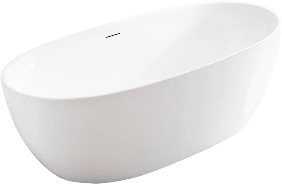 Акриловая ванна Vincea VBT-405-1700 170x80 см, отдельностоящая, белая, овальная, на ножках, со сливо Sancos — официальный сайт