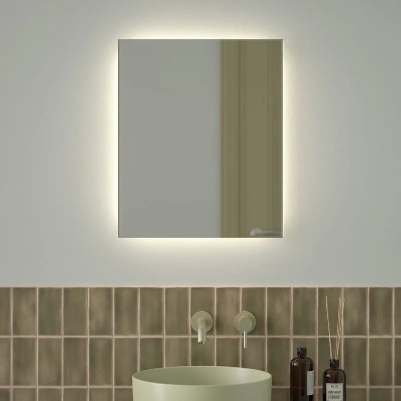 Зеркало Defesto Glow DF 2503 50х60 с LED-подсветкой, 4 500 K, без выключателя