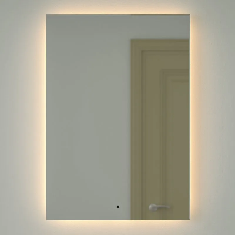 Зеркало Defesto Glow DF 2519R 70х100 с LED-подсветкой, 3000 K, инфракрасный выключатель
