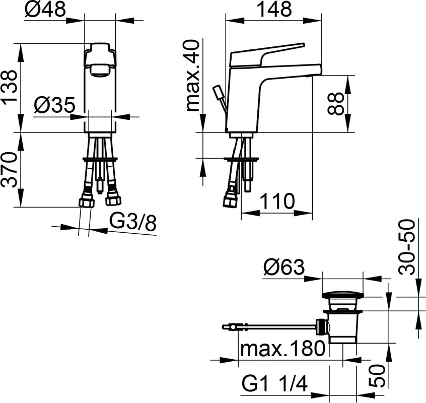 Смеситель для раковины Keuco Collection Moll 52704010000 Sancos — официальный сайт