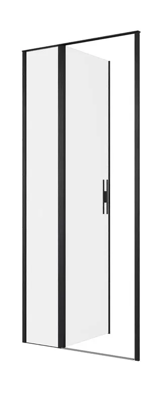 Душевая дверь в нишу Allen Brau Priority 3.31027.BBA 90 см, профиль черный браш, стекло прозрачное O Sancos — официальный сайт