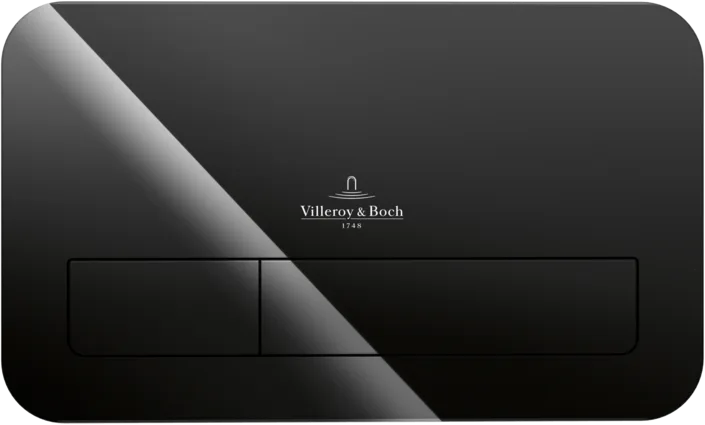 Кнопка смыва Villeroy & Boch Viconnect 922400RB черная глянцевая Sancos — официальный сайт