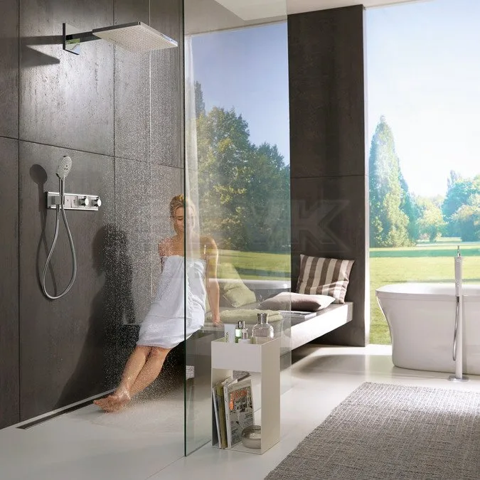 Термостатический смеситель встраиваемый Hansgrohe RainSelect 15356000, для душа Sancos — официальный сайт