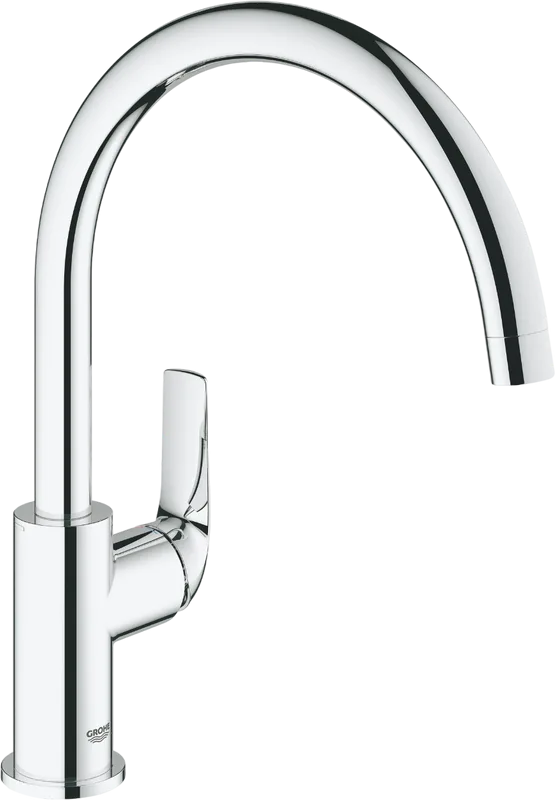 Смеситель для кухни Grohe BauCurve 31536001 хром Sancos — официальный сайт