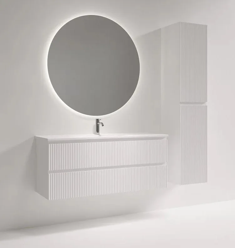 Тумба под раковину Sancos Snob R 120 подвесная Bianco (белый), SNR120/39W Sancos — официальный сайт