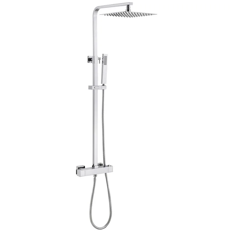 Душевая стойка Abber Daheim AF8260L, хром Sancos — официальный сайт