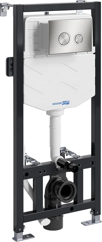 Система инсталляции для унитазов Wasserkraft Aller 10TLT.010.ME.BN01, с кнопкой смыва никель Sancos — официальный сайт