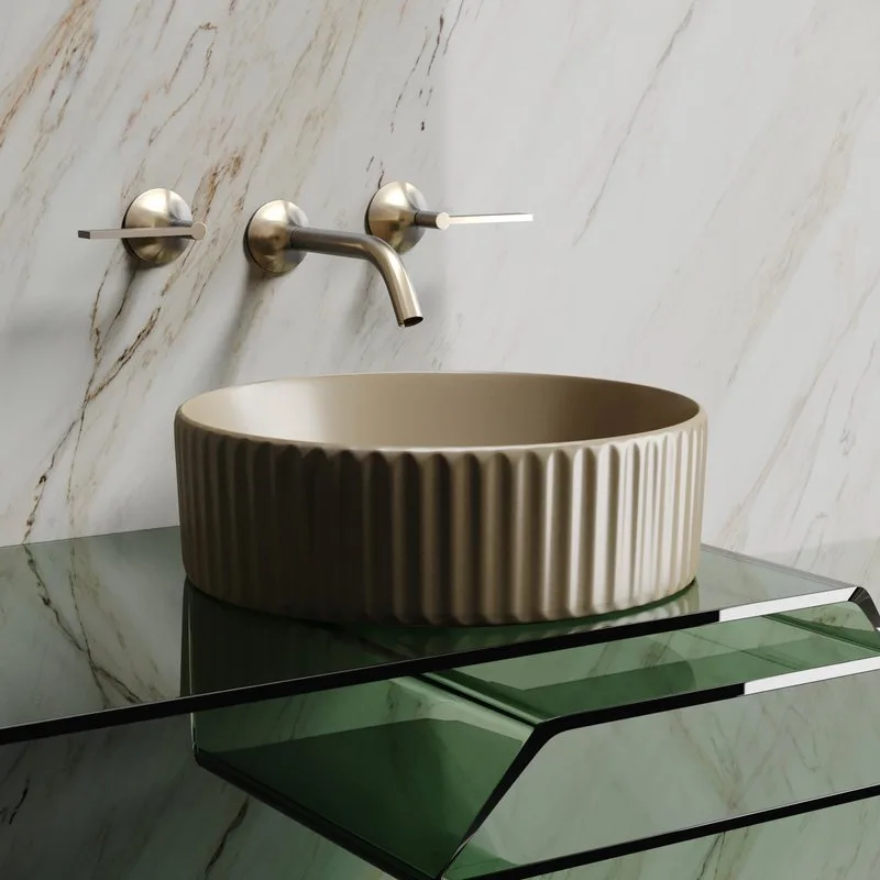 Накладная раковина Ceramicanova Element CN6057MC капучино матовая Sancos — официальный сайт