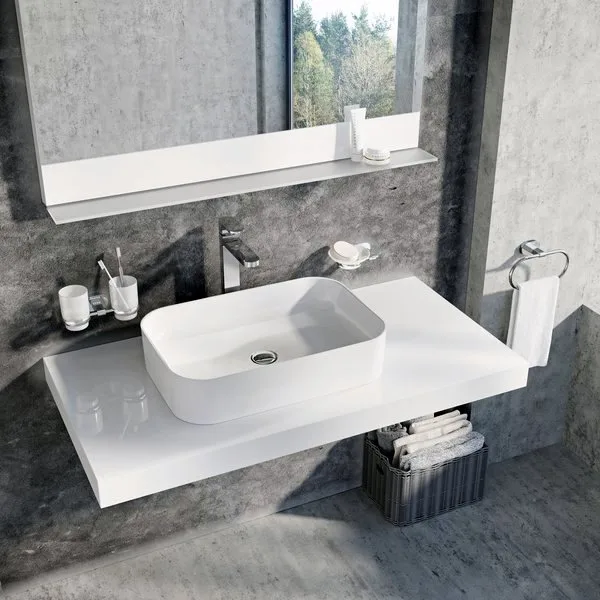 Накладная раковина Ravak Ceramic Slim 550 R Sancos — официальный сайт