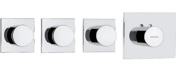 Термостатический смеситель встраиваемый Bossini OKI 3 Outlets LP Z031205 для ванны с душем, хром Sancos — официальный сайт