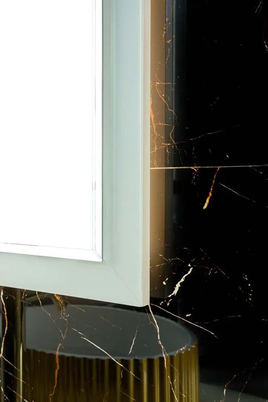 Зеркало Armadi Art NeoArt Dolce 70x105 жемчужное белое, с подсветкой Sancos — официальный сайт