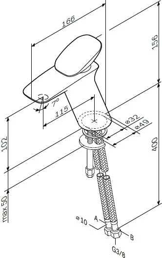 Смеситель для раковины AM.PM Spirit V2.0 F70A02100 Sancos — официальный сайт