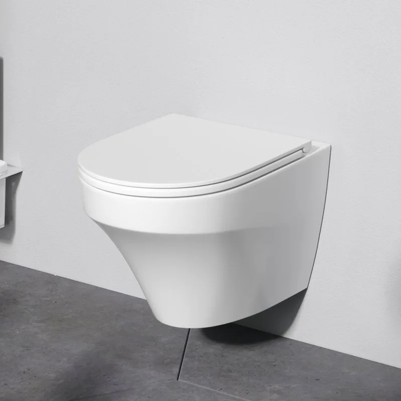 Унитаз подвесной AM.PM Inspire FlashClean C501700WH с микролифтом Sancos — официальный сайт