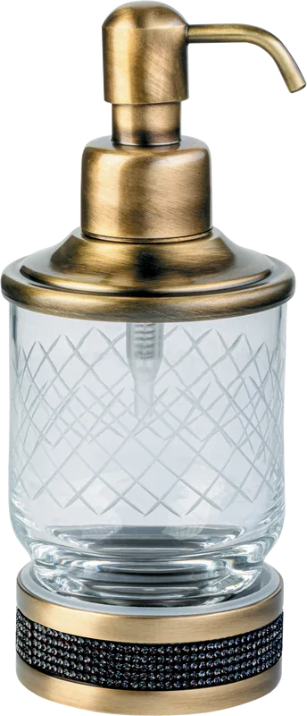 Дозатор Boheme Royal Cristal Black Br настольный, бронза Sancos — официальный сайт