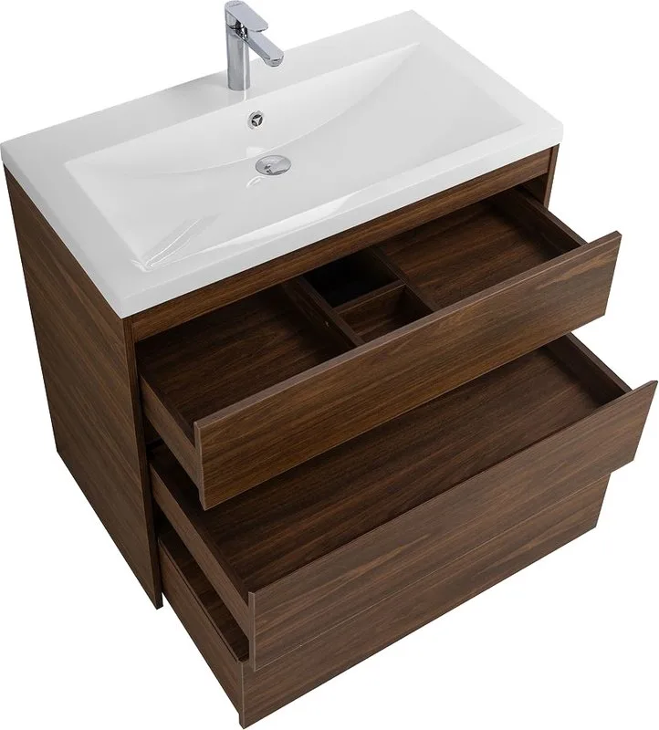 Тумба под раковину без столешницы Art&Max Family-M 90 напольная, bourbon oak Sancos — официальный сайт