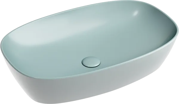 Накладная раковина Ceramicanova Element CN6049MLG зеленая матовая Sancos — Оригинал