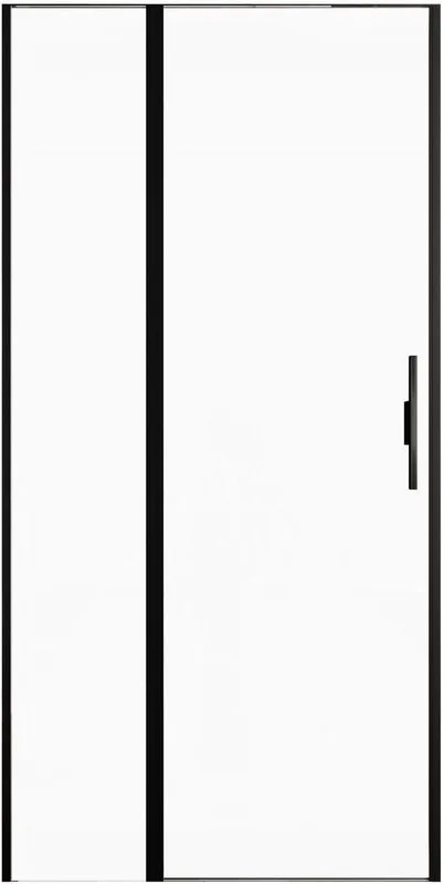 Душевая дверь в нишу Allen Brau Priority 3.31030.BBA 100 см, профиль черный браш, стекло прозрачное  Sancos — официальный сайт