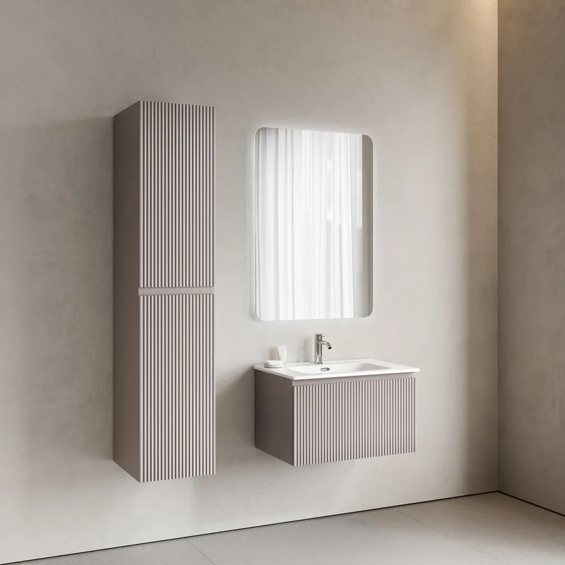 Тумба под раковину Sancos Snob R 1.0 70 подвесная Doha soft (пыльная роза), SNR1.070SM Sancos — официальный сайт