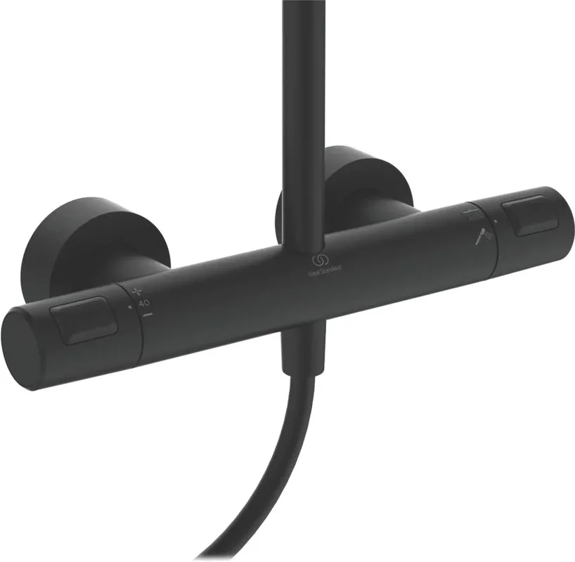 Душевая стойка Ideal Standard Ceratherm T25 A7545XG, silk black Sancos — официальный сайт