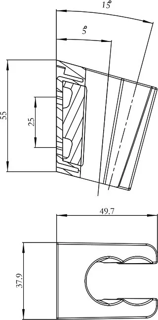 Настенный держатель IDDIS Optima Home 080BC00i53 матовый хром Sancos — официальный сайт