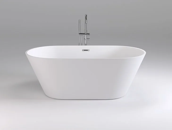 Акриловая ванна Black&White Swan SB103 170x80 см, отдельностоящая, белая, овальная, с каркасом, со с Sancos — официальный сайт