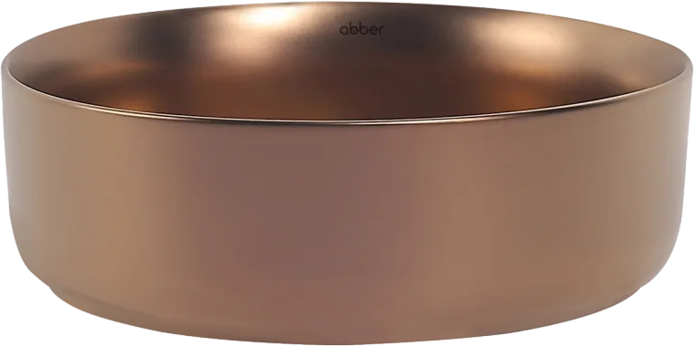 Накладная раковина Abber Bequem AC2108MRG матовое розовое золото Sancos — официальный сайт