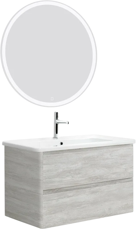 Тумба под раковину без столешницы BelBagno Albano-Cer 80 подвесная, rovere vintage bianco Sancos — официальный сайт