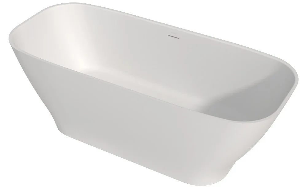 Ванна из искусственного камня WHITECROSS Clover 170x70 см, отдельностоящая, матовая белая, овальная, Sancos — официальный сайт
