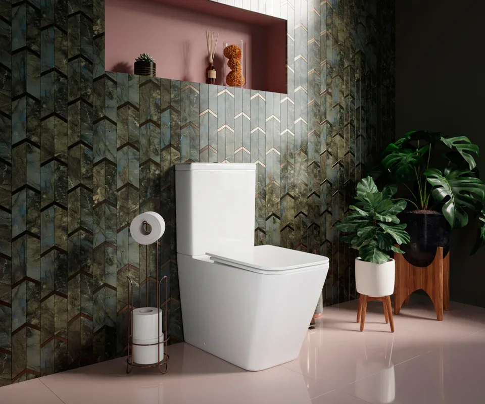 Чаша для унитаза-компакта Ceramicanova Cubic CN1803-B Sancos — официальный сайт