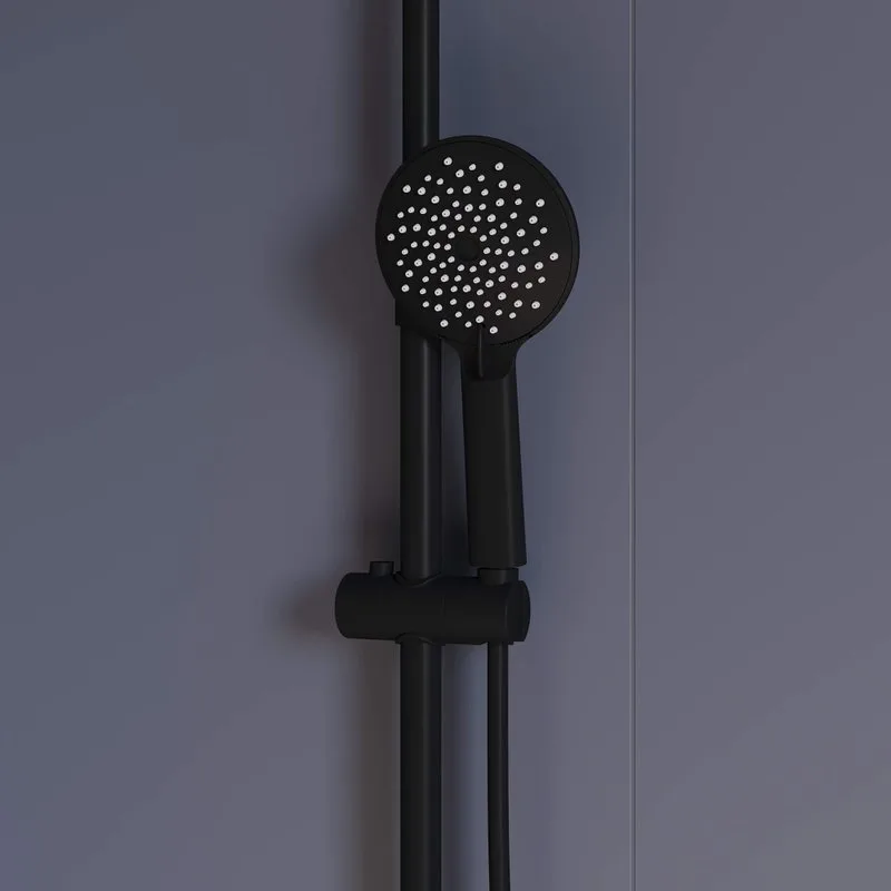 Душевая стойка RGW Shower Panels SP-25B, матовый черный Sancos — официальный сайт