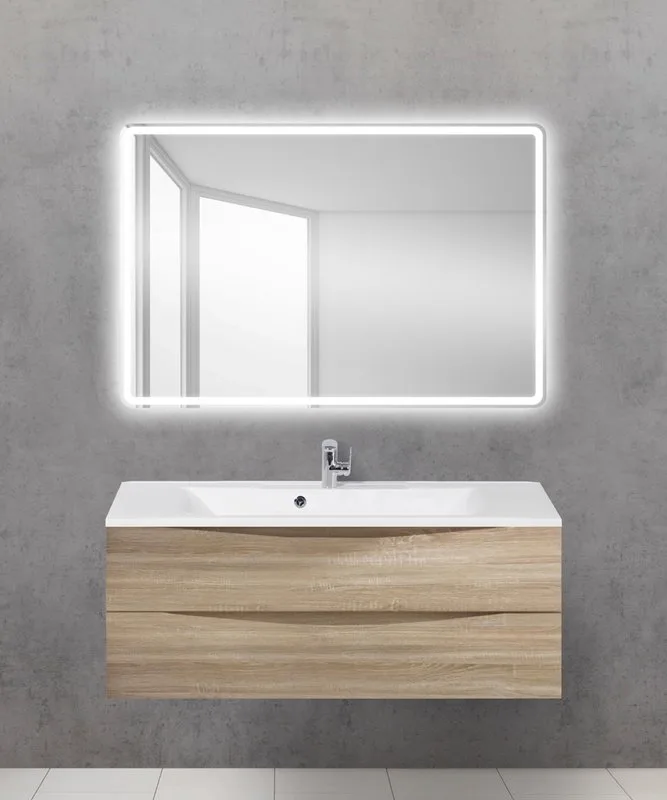 Зеркало BelBagno SPC-MAR-1200-800-LED-BTN Sancos — официальный сайт