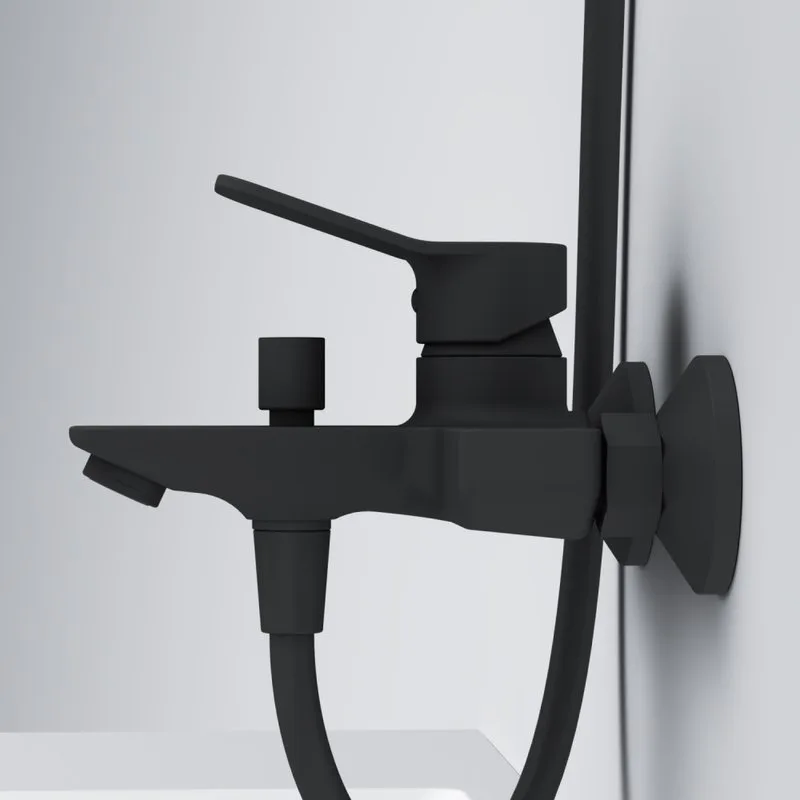 Смеситель для ванны с душем AM.PM X-Joy F85A10022, черный Sancos — официальный сайт