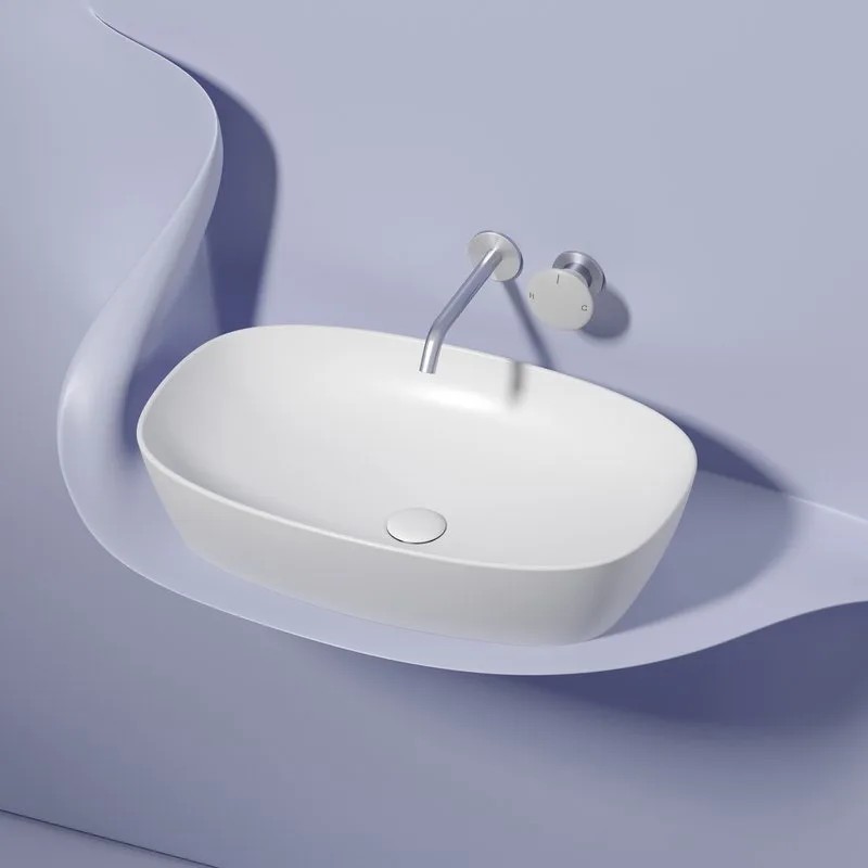 Накладная раковина Ceramicanova Element CN6049MW белая матовая Sancos — официальный сайт