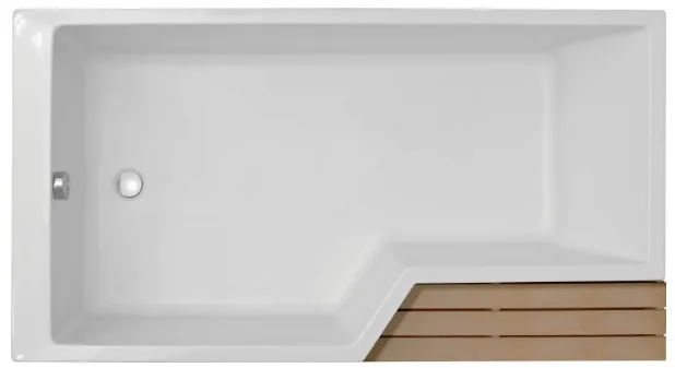 Акриловая ванна Jacob Delafon Bain-Douche Neo E6D000L-00 160x90 см, левая, пристенная Sancos — официальный сайт