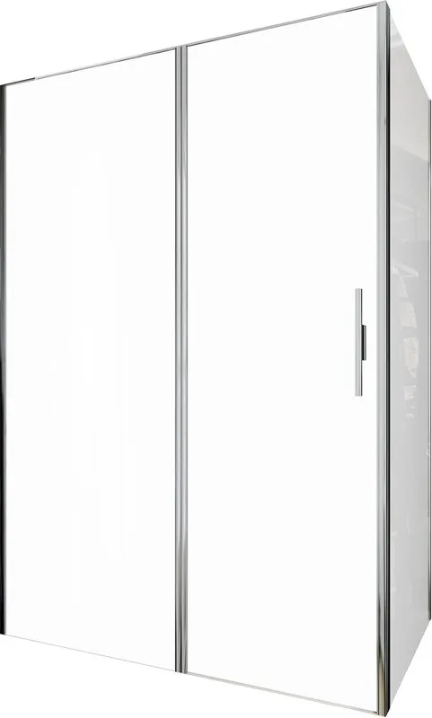 Душевой уголок Allen Brau Priority 140x90, профиль хром, стекло прозрачное Sancos — официальный сайт