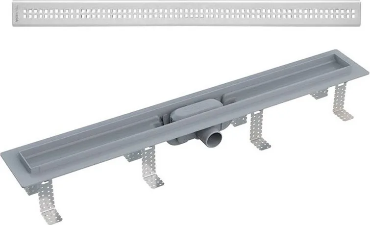 Душевой трап (лоток) AlcaPlast APZ9-Simple 850 с решеткой и опорами Sancos — официальный сайт