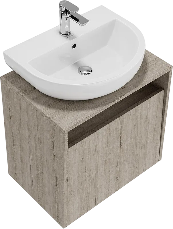 Тумба под раковину без столешницы KERAMA MARAZZI Pro 60 подвесная, дуб орегон Sancos — официальный сайт